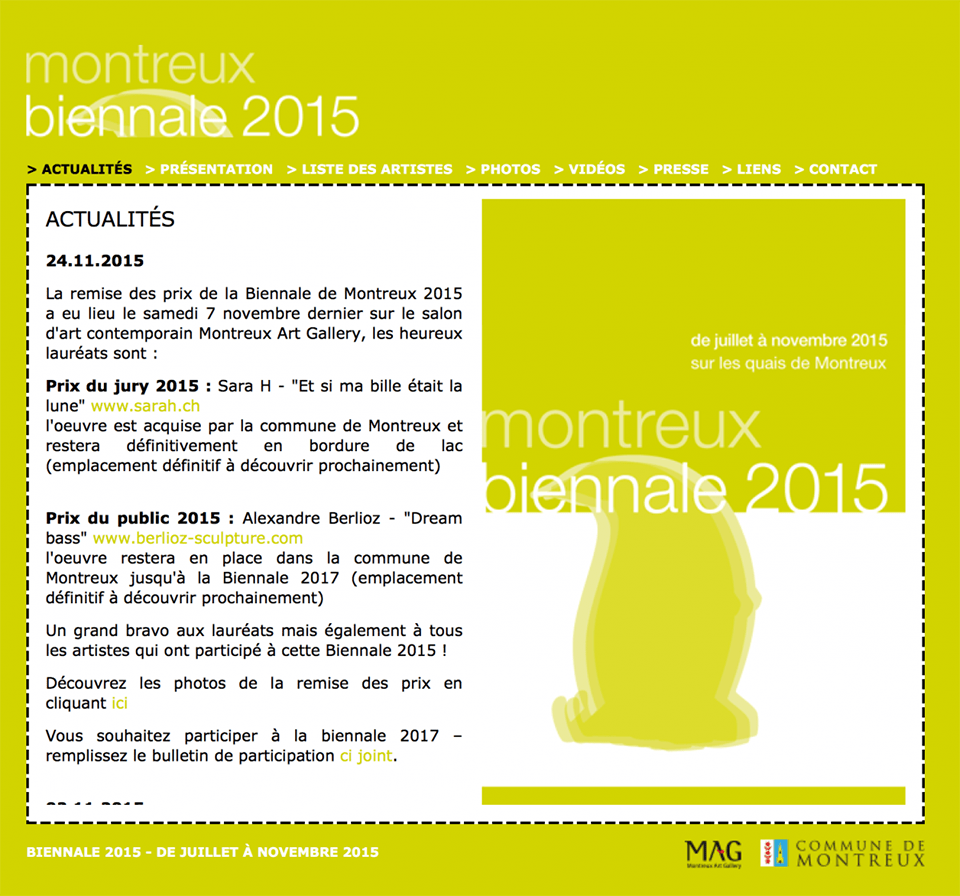 Et si ma bille était la Lune - Sara.H - èrix du jury montreux