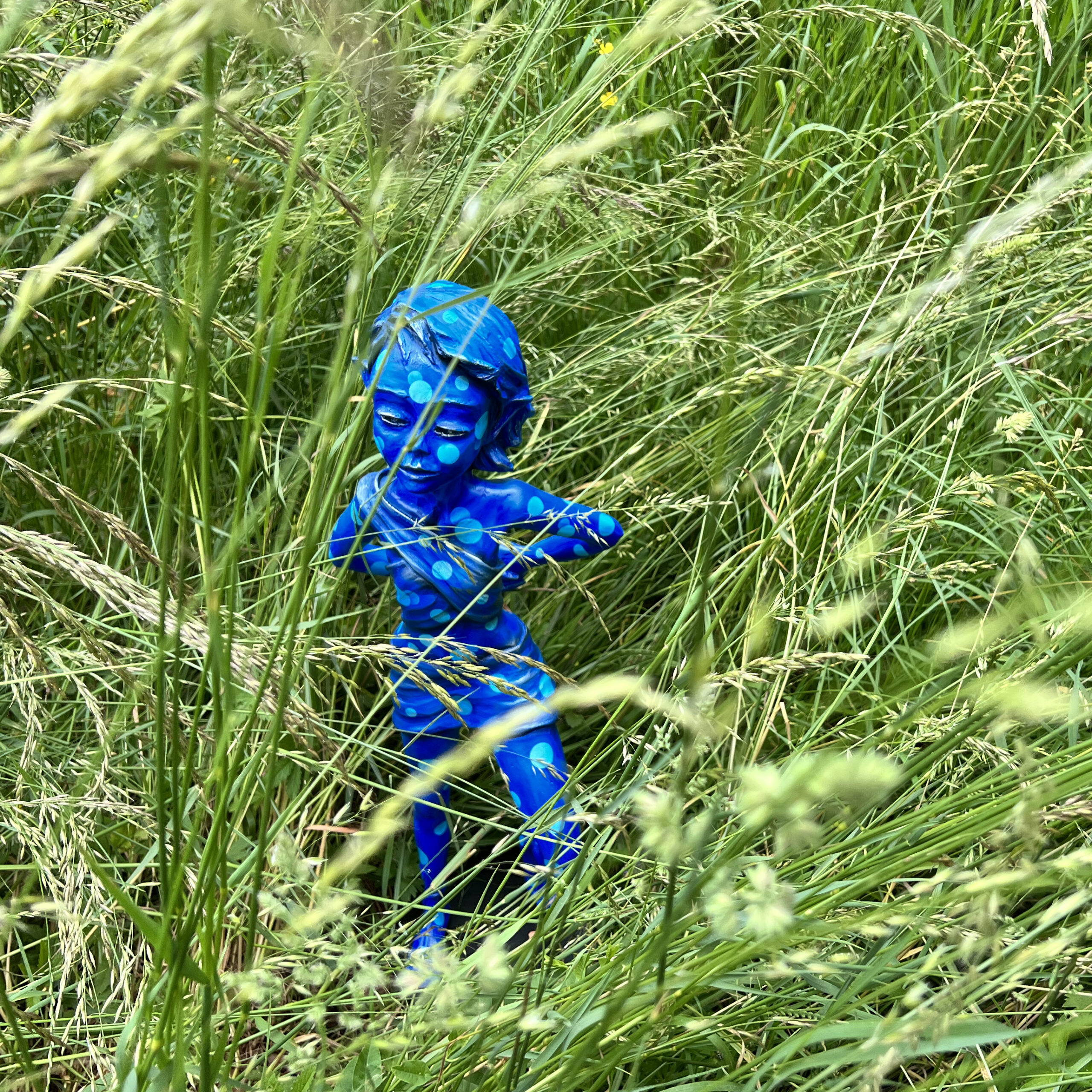 Lilipou dans l'herbe