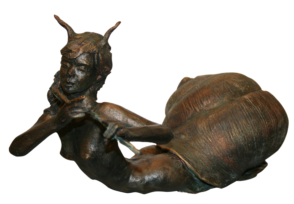 Charme - sculpture terre cuite